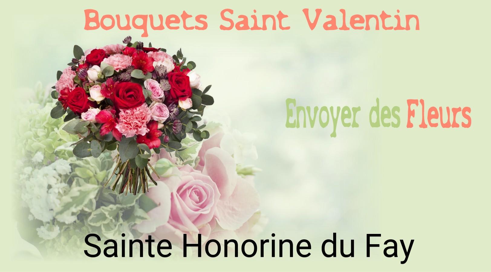 Roses de Saint-Valentin livrées à Sainte-Honorine-du-Fay